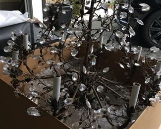 Large antiqued Chandelier