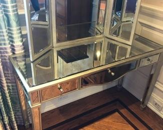 Ladie's Vanity or Desk. Mirror is removable to use as a desk.