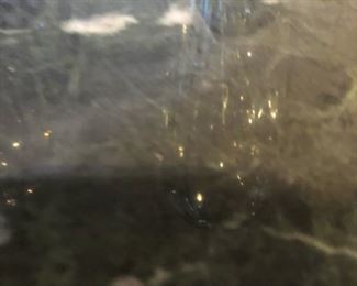 Marble top on the chest