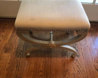 Off White Bench/Footrest