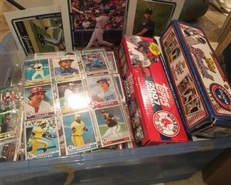 Tons of baseball, football, and Star Wars cards! A huge box filled to the brim!