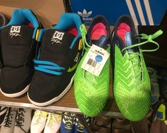 Many brand new shoes and sneakers. Most sizes from 8-13 (Men's)