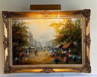 SEVERAL LOVELY OILS AND PRINTS IN BEAUTIFUL FRAMES