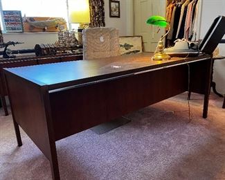 MATCHING KIMBALL DESK AND CREDENZA