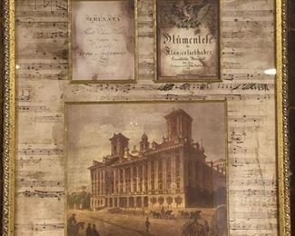 Bombay "Serenata" Framed Art