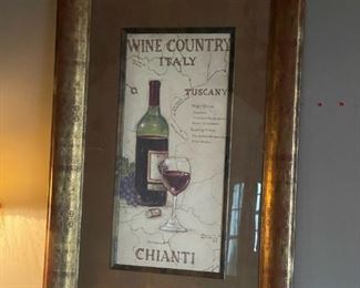 Wine Country IV by Janet Kruskamp Framed Wall Art