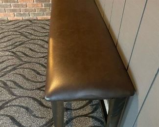 Great Veca Faux Leather Bench