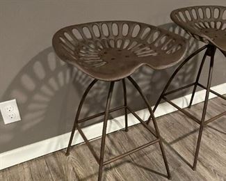 Replica Metal Tractor Seat Barstools