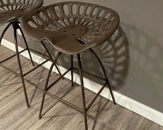 Replica Metal Tractor Seat Barstools