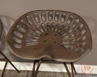 Replica Metal Tractor Seat Barstools