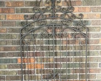 Large Wrought Iron Decorative Wall Art