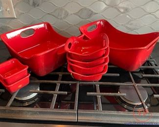 Rachel Ray Red Cookware 8 Piece Set