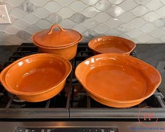 Rachel Ray Orange Cookware 5 Piece Set