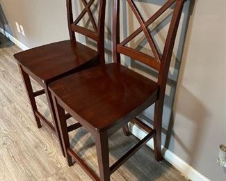 SET - Wood Barstools