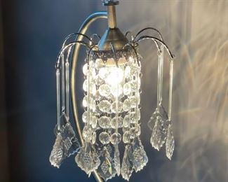 Faux Crystal Table Lamp