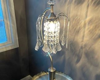 Faux Crystal Table Lamp