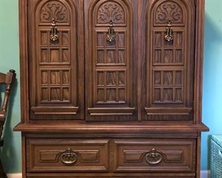Carved Armoire 