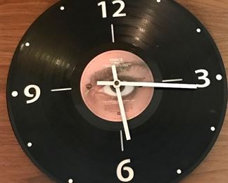 Prince Vinyl Clock 