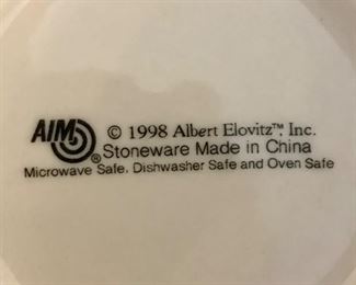 Albert Elovitz Inc. Musical Note Dish Set 