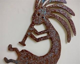 The Kokopelli represents stories, growth, joy, and more. Known to bring Fertile crops, rains, new life, or carrying stories from village to village. He is known as a transformative figure. 