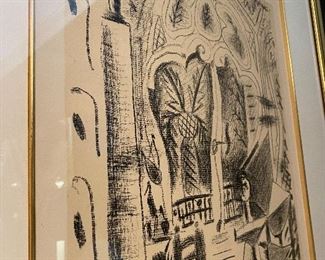 Pablo Picasso lithograph, 1955 “The Cannes Workshop” 38/50