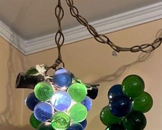 Lucite Grapes Lamp