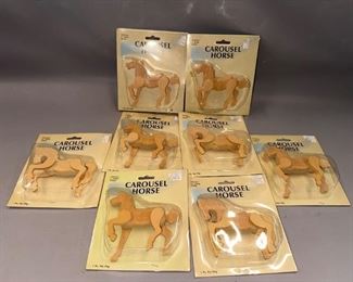 4” Wooden Carousel Horse