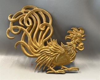 Vintage Vermay Cast Metal Rooster