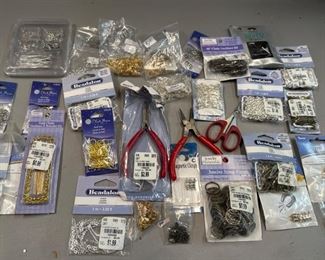 Assorted Jewelry Supplie - Jump Rings, Chainsm Clasps, Jewelry Making Tools and more