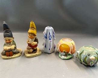 Vintage Gnome Candles and Decorative Candles