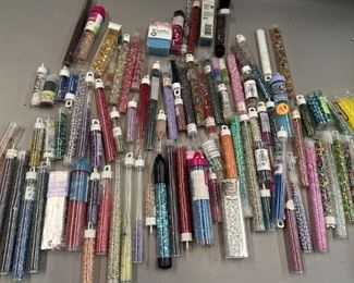 Assorted Tubes of Glass and Acrylic Beads