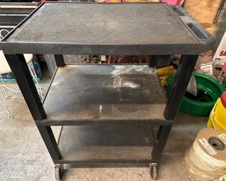 The Tuffy Three Tier Rolling Cart