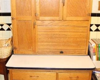 Great old Hoosier cabinet.