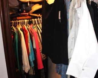 Large size ladies' clothing.