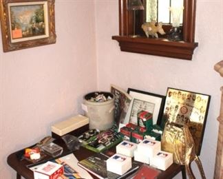 Baseball collectibles and more.