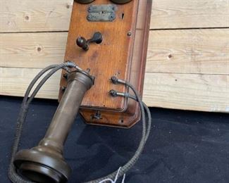 1878 National Bell Telephone COFFIN telephone