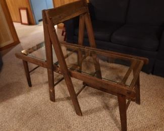 ANTIQUE DRYING RACK MADE INTO A COFFEE TABLE