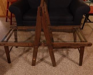 SIDE VIEW OF DRYING RACK