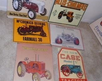 more metal tractor signs