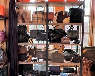 Prada, Fendi, Bottega, Burberry, Versace, Kieselstein-Cord, Morris Moskowitz and so many other designer handbags