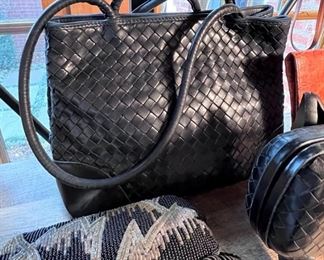 Classic Bottega Veneta large handbag.  This is one bag that everyone needs to own.  The quality is superb and you will carry it for 40 years.  I still have the first one I ever bought and I still carry it.  Classic is great!  Makes a great carry-on too!