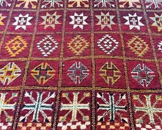 Vintage Tribal hand woven Moroccan rug