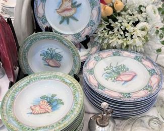 Vintage hand painted dishes