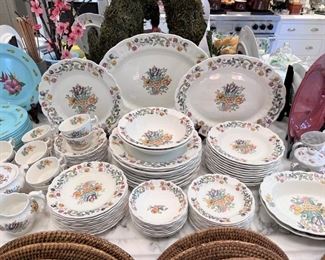 Booth’s “Bayonne” china - very large vintage set!