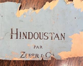 Zuber Hindustan hand blocked wallpaper panels.  The entire room is not there.  We will sell these by the panel.  They would be incredible framed!
