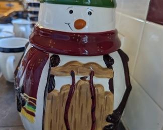 Snowman Cookie Jar