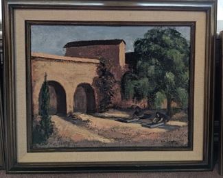 Framed Painting by Cile Langdon