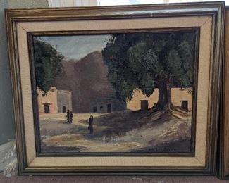 Framed Painting by Cile Langdon