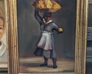 Framed Painting by Cile Langdon