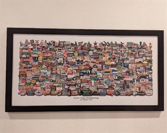 Framed Austin Print